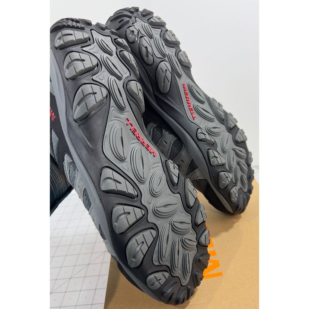 Merrell Accentor 3 Hiking Shoes Leather/Synthetic Men's Sz. 9 New Rock/Gray - Picture 7 of 8